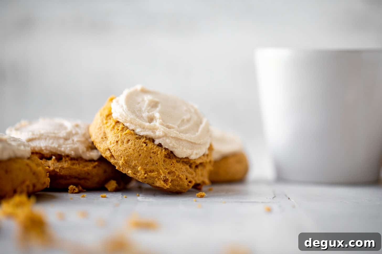 Brown Butter Pumpkin Cookies with Vanilla Icing 9 brown butter iced pumpkin cookies