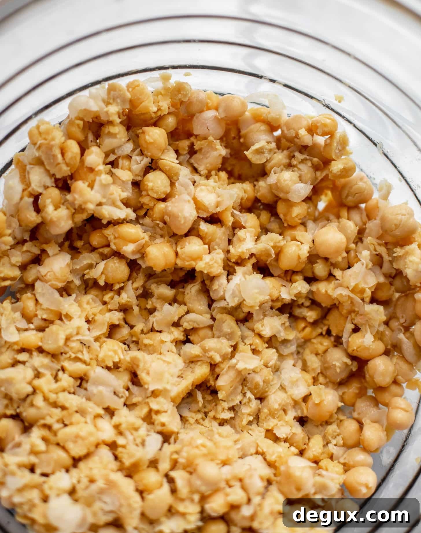 20-Minute Smashed Chickpea Salad for a Quick Flavorful Lunch 3 bowl of smashed chickpeas