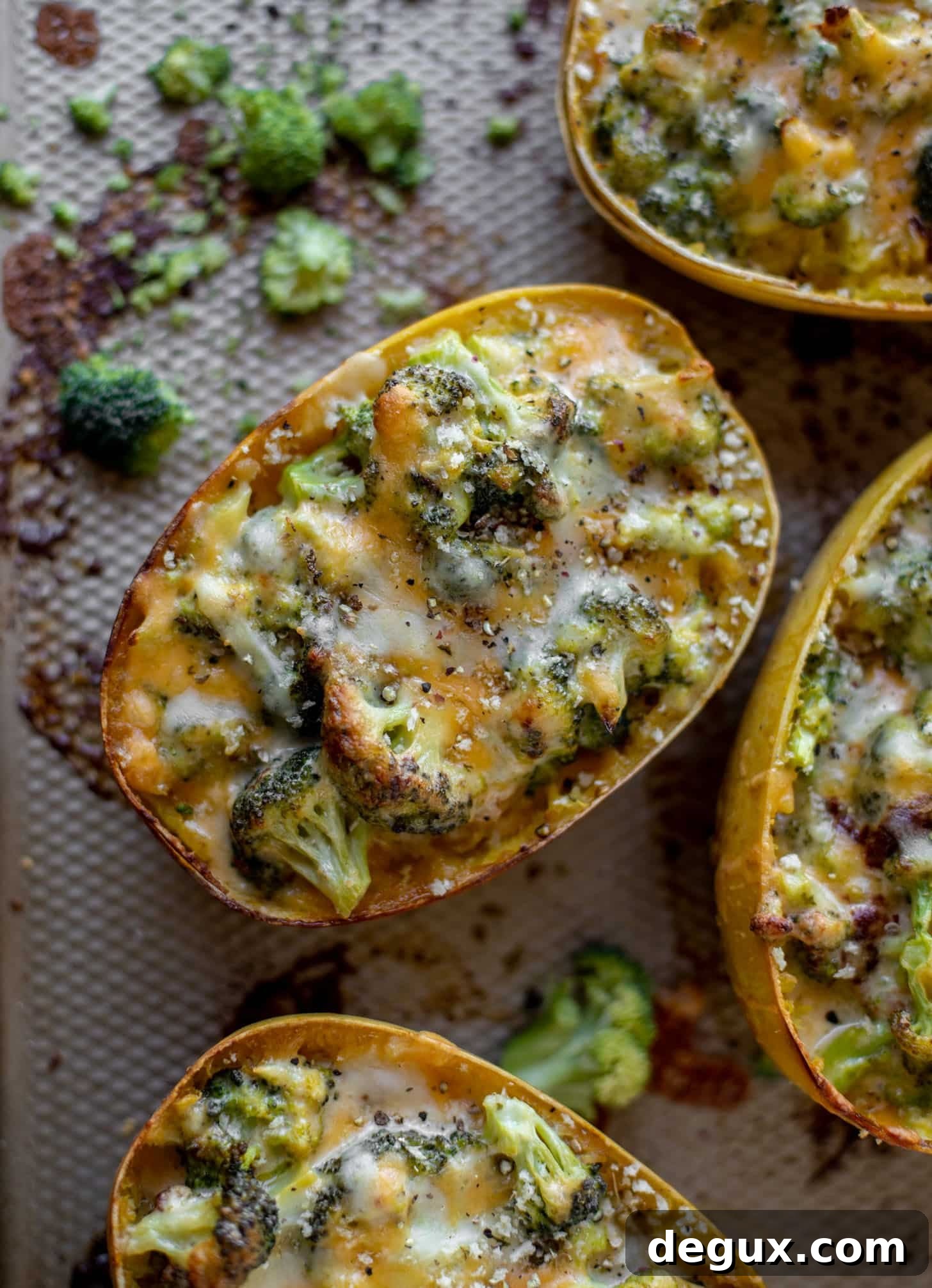 Broccoli Cheddar Stuffed Spaghetti Squash Recipe 8 broccoli cheddar stuffed spaghetti squash