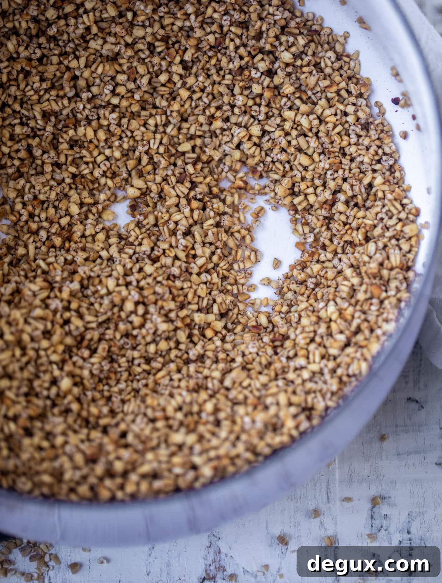 toasted steel cut oats with cinnamon