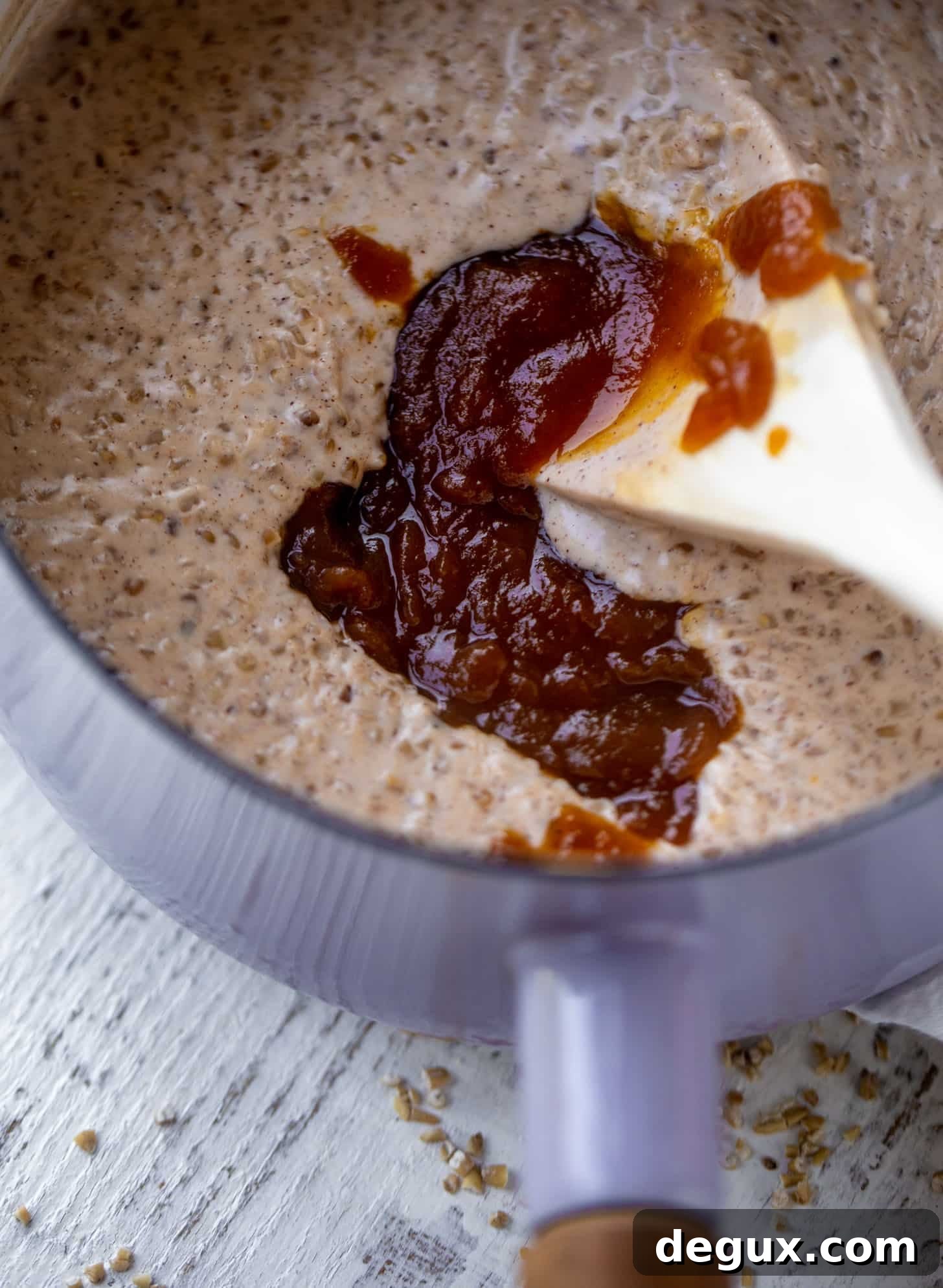 pumpkin butter in pumpkin pie oatmeal 