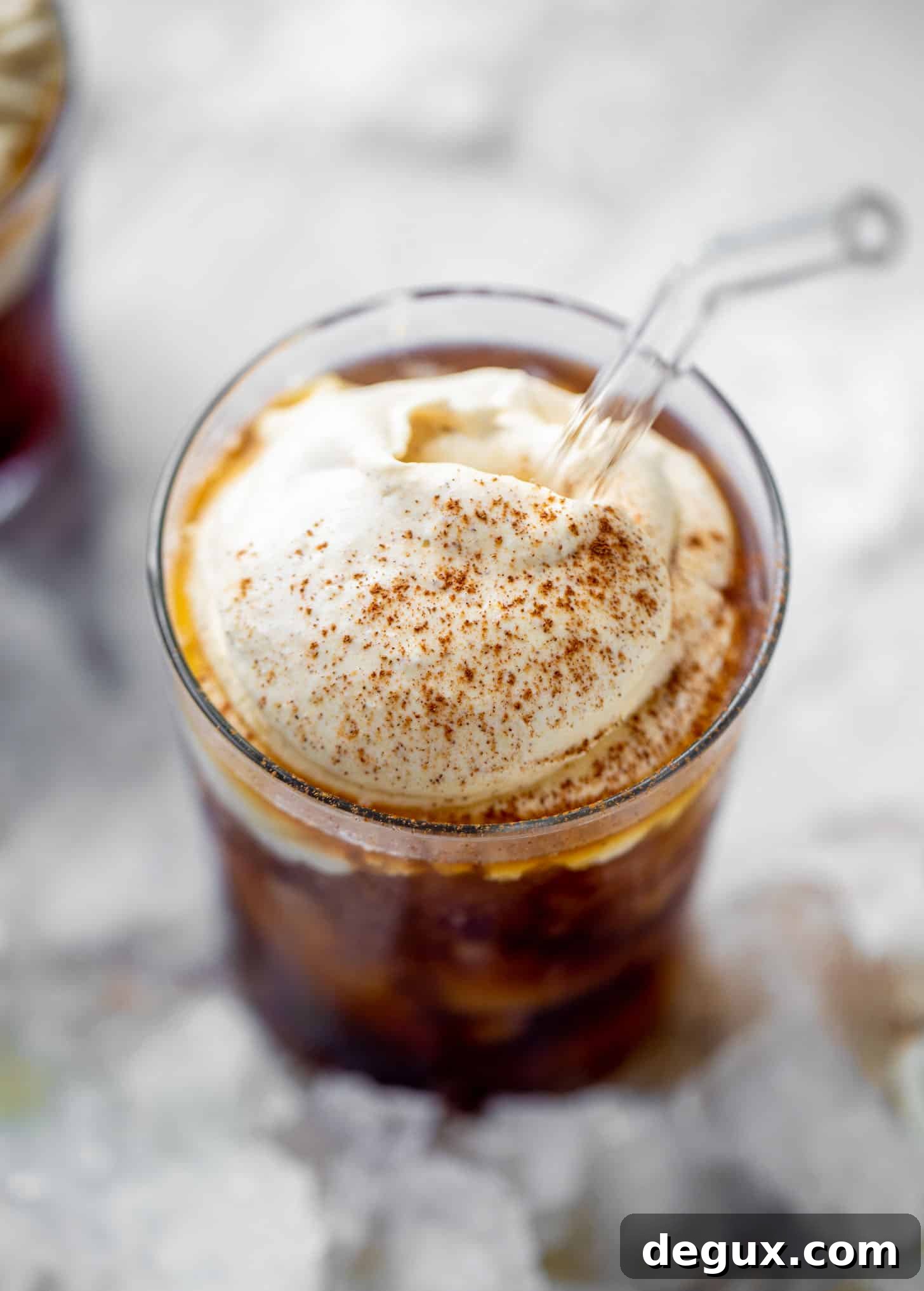 pumpkin coconut cream cold brew
