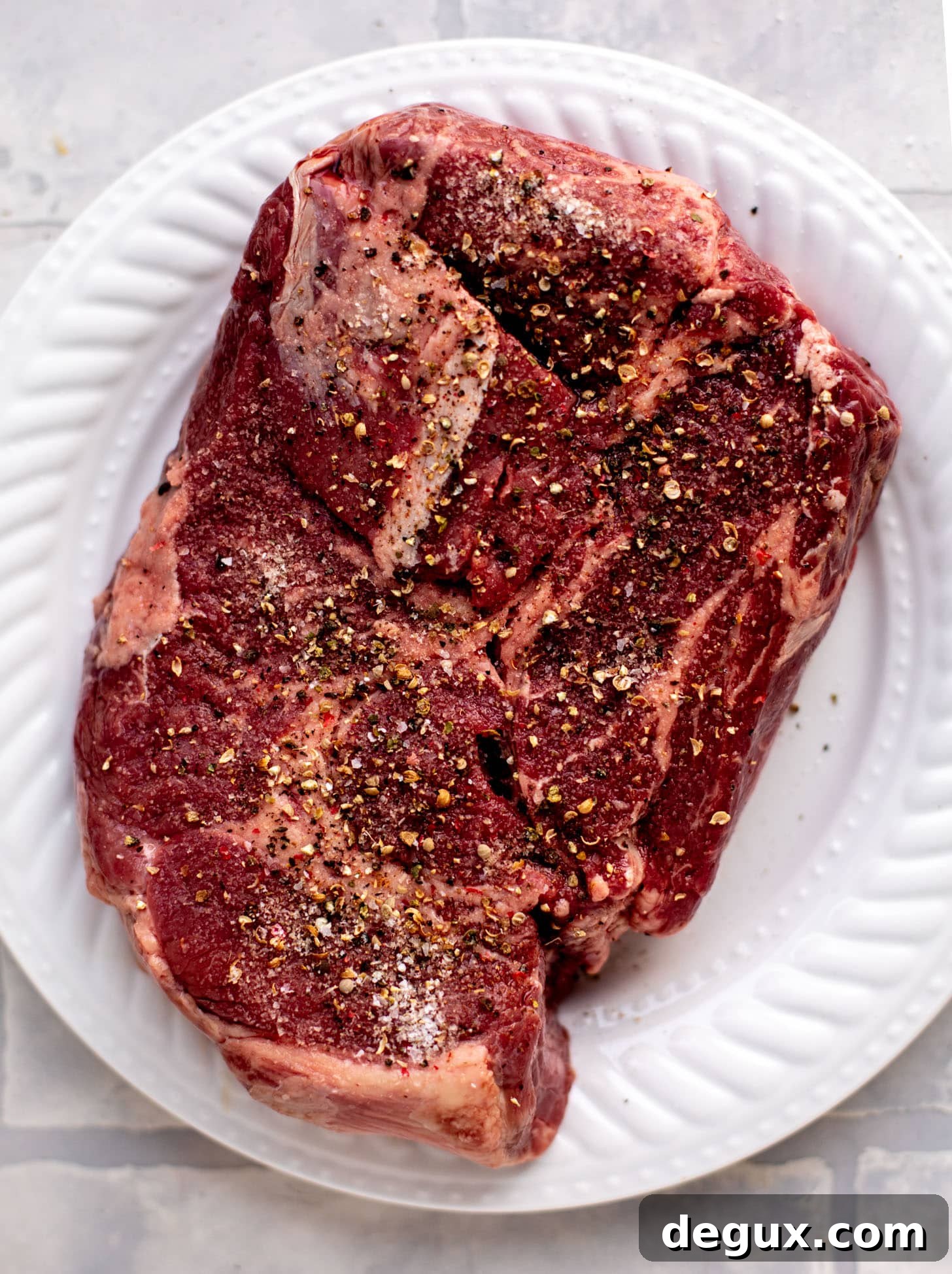 chuck roast ready for the oven