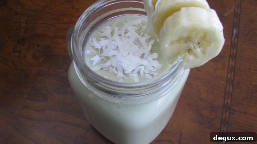 Tropical Avocado Smoothie