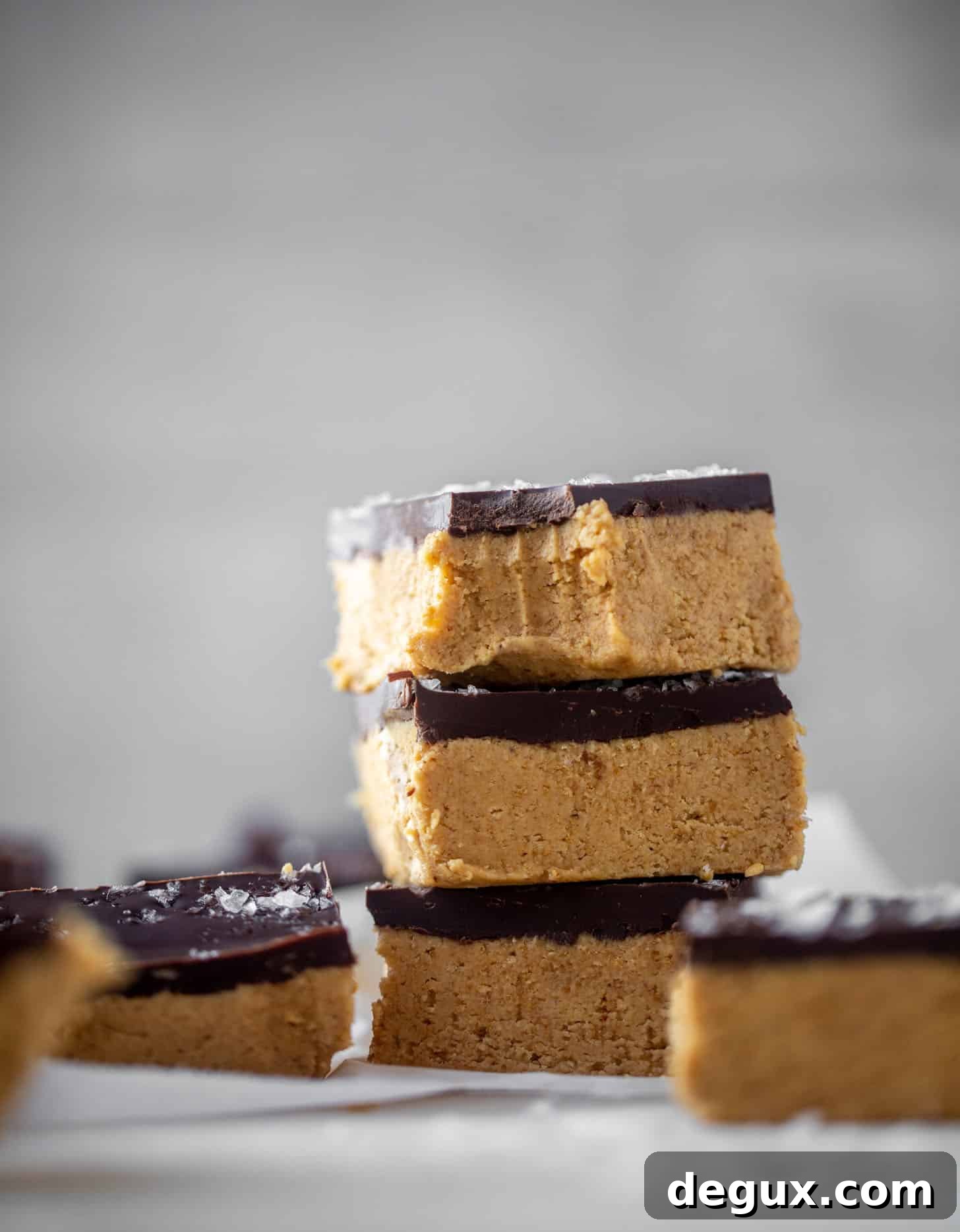 Salted Peanut Butter Cup Bar Recipe — Chewy Chocolate-Peanut Bars 8 salted peanut butter cup bars