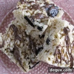 Cookies and Cream Crispy Treats