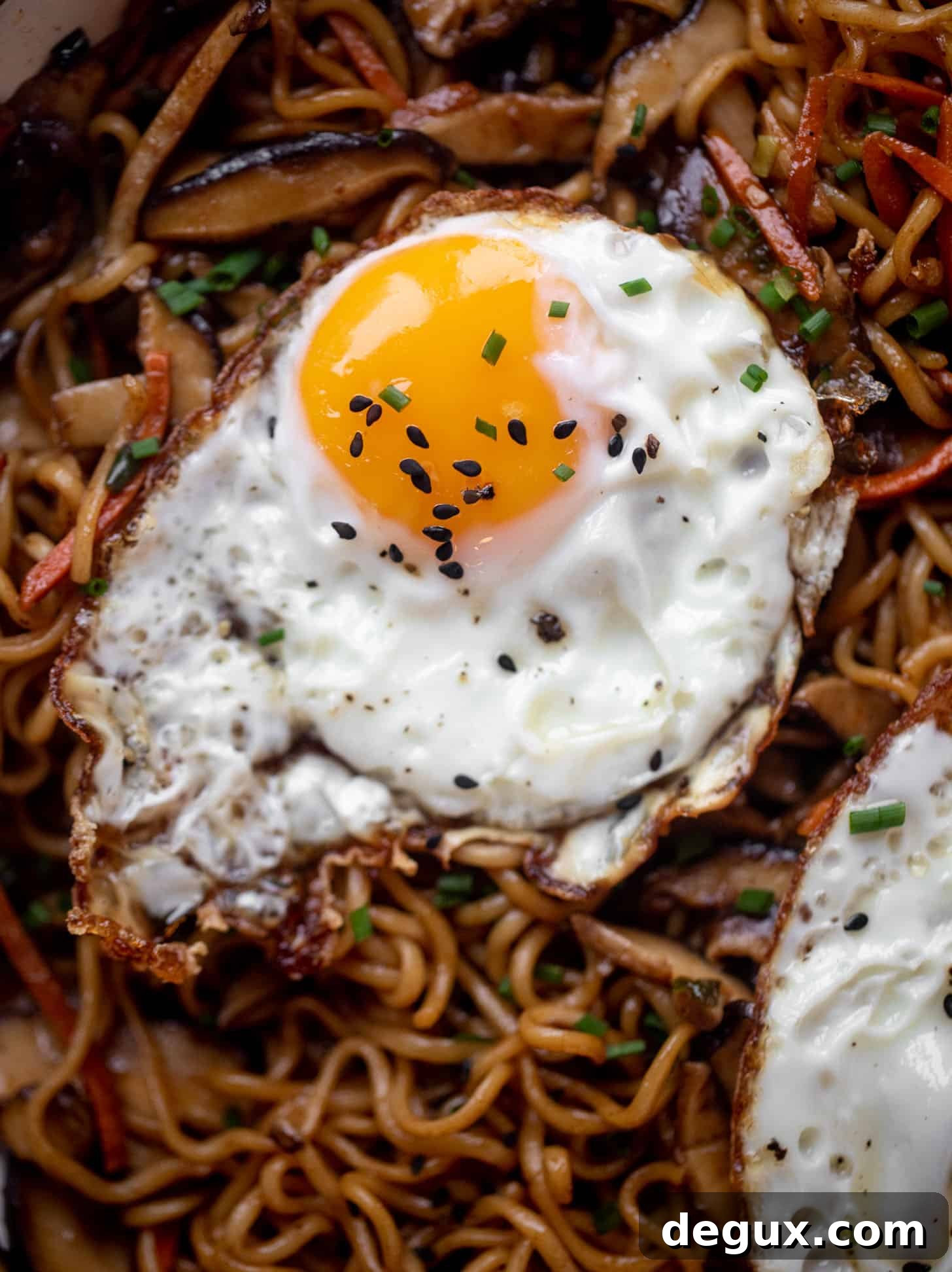 20-Minute Vegetable Ramen with Sesame Fried Eggs 8 20 minute ramen noodles with sesame fried eggs