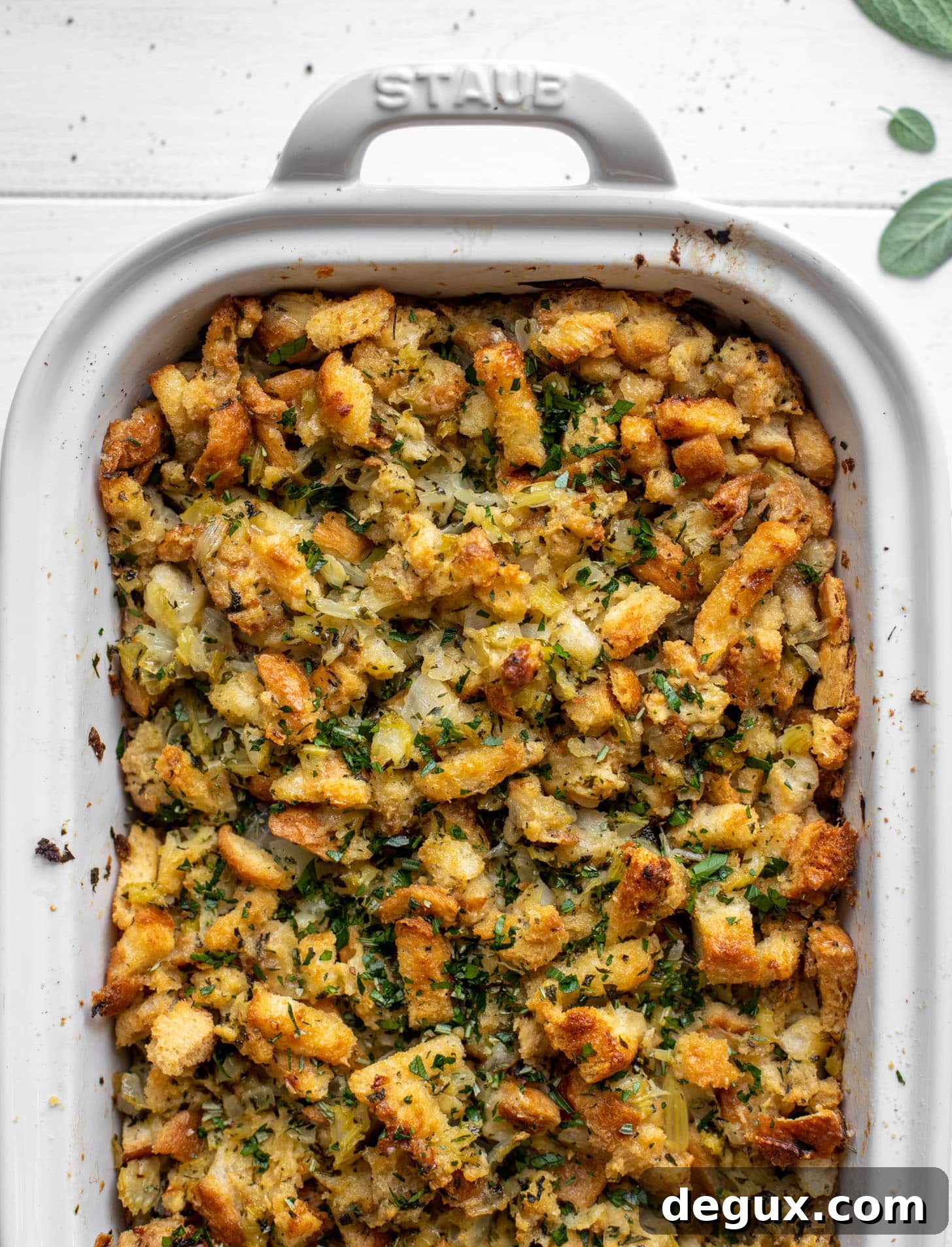 our favorite buttery herb stuffing for thanksgiving
