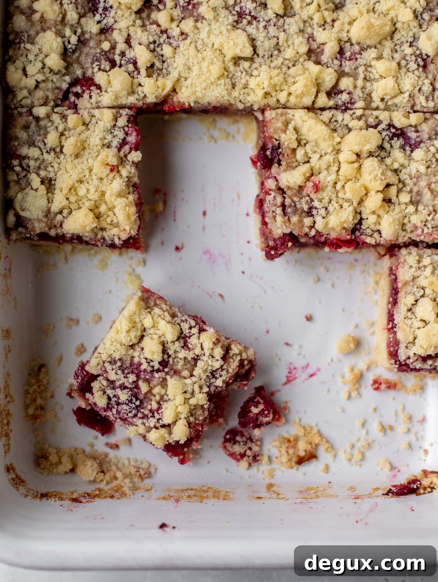 Cranberry Cobbler Bars Recipe: Chewy-Topped Holiday Dessert 7 cranberry cobbler bars