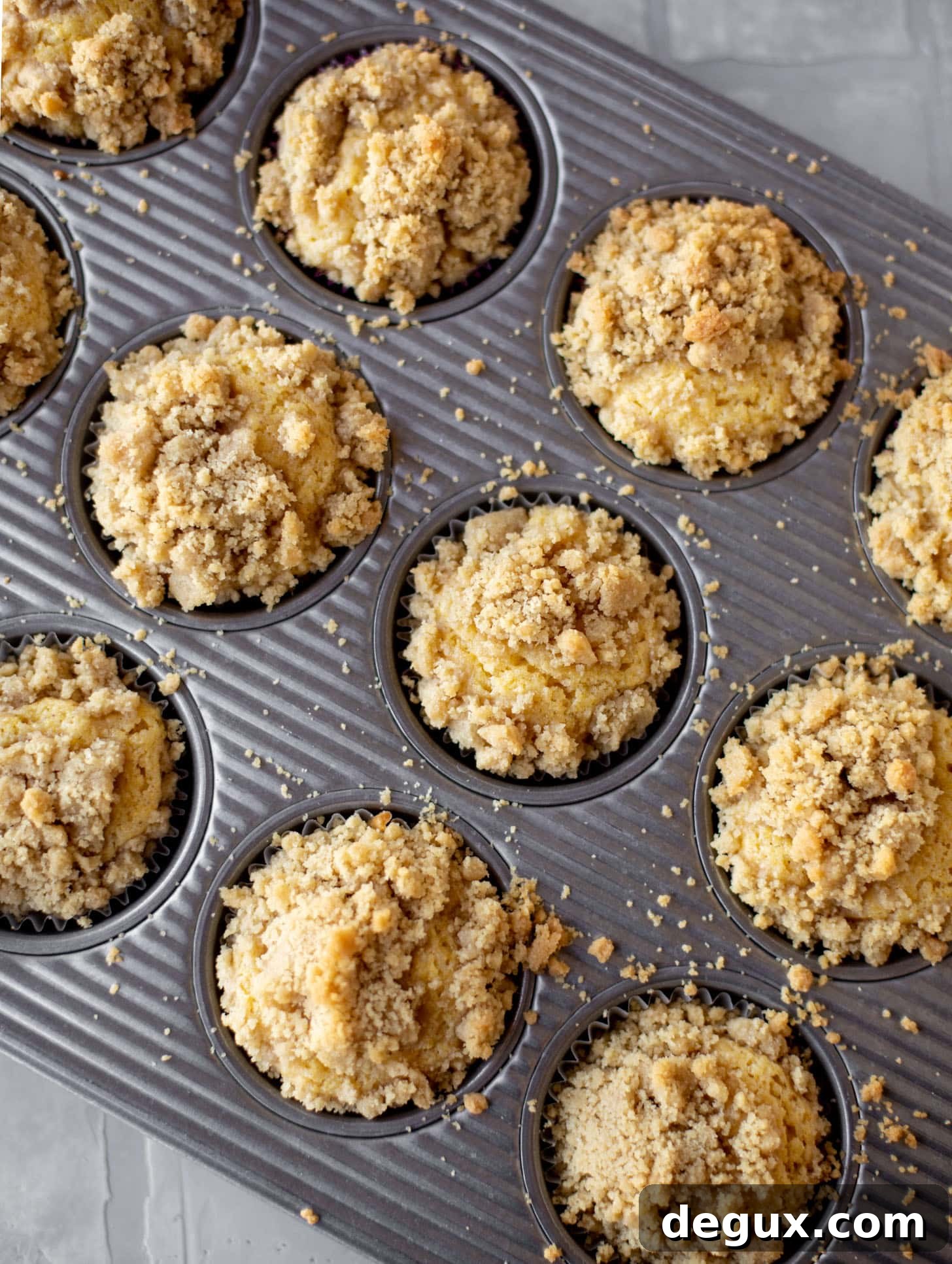 Buttery Cornbread Crumb Muffins: Crispy Streusel Topping 4 cornbread crumb muffins