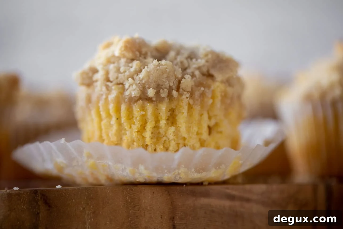 Buttery Cornbread Crumb Muffins: Crispy Streusel Topping 5 cornbread crumb muffins