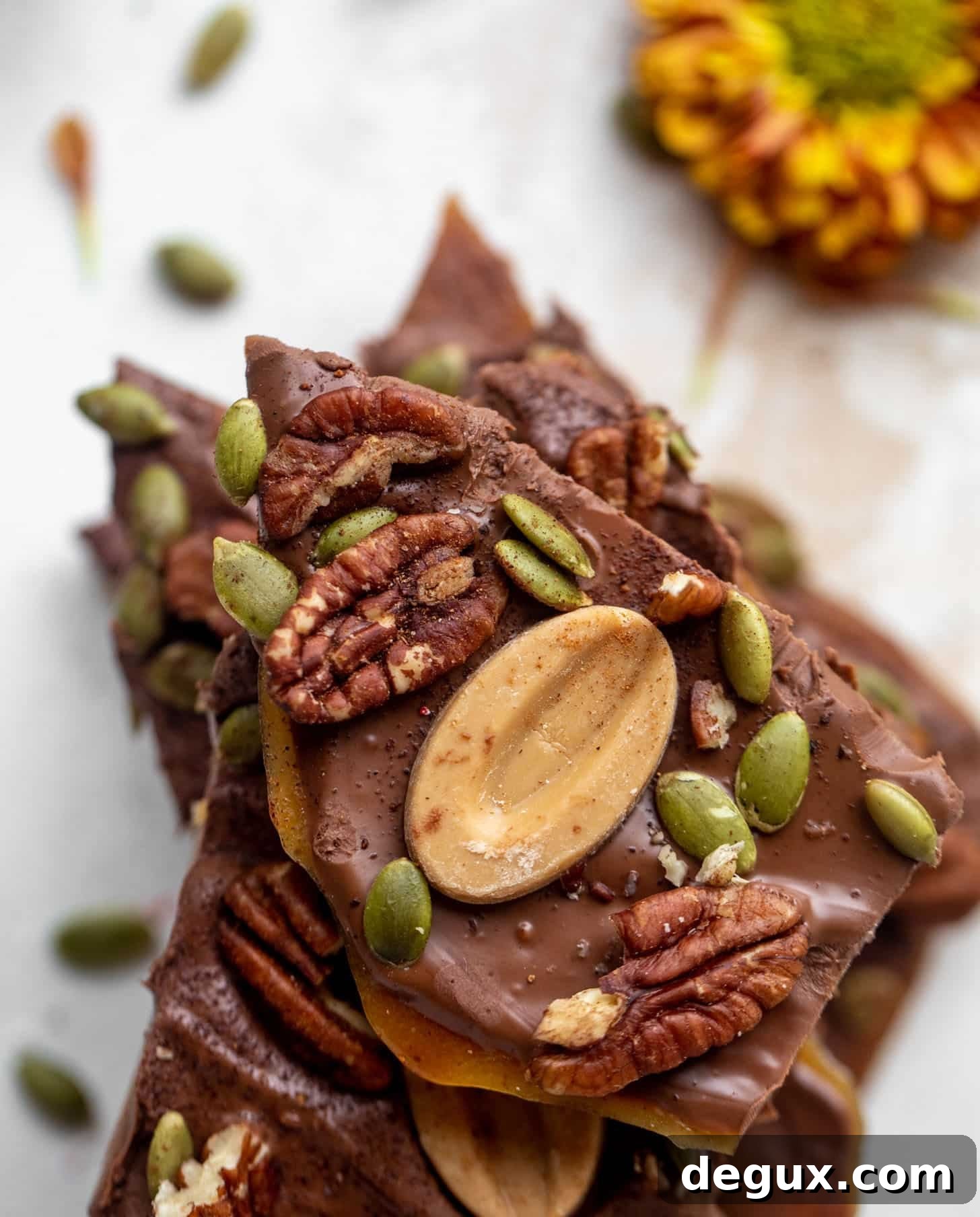 milk chocolate pumpkin buttercrunch