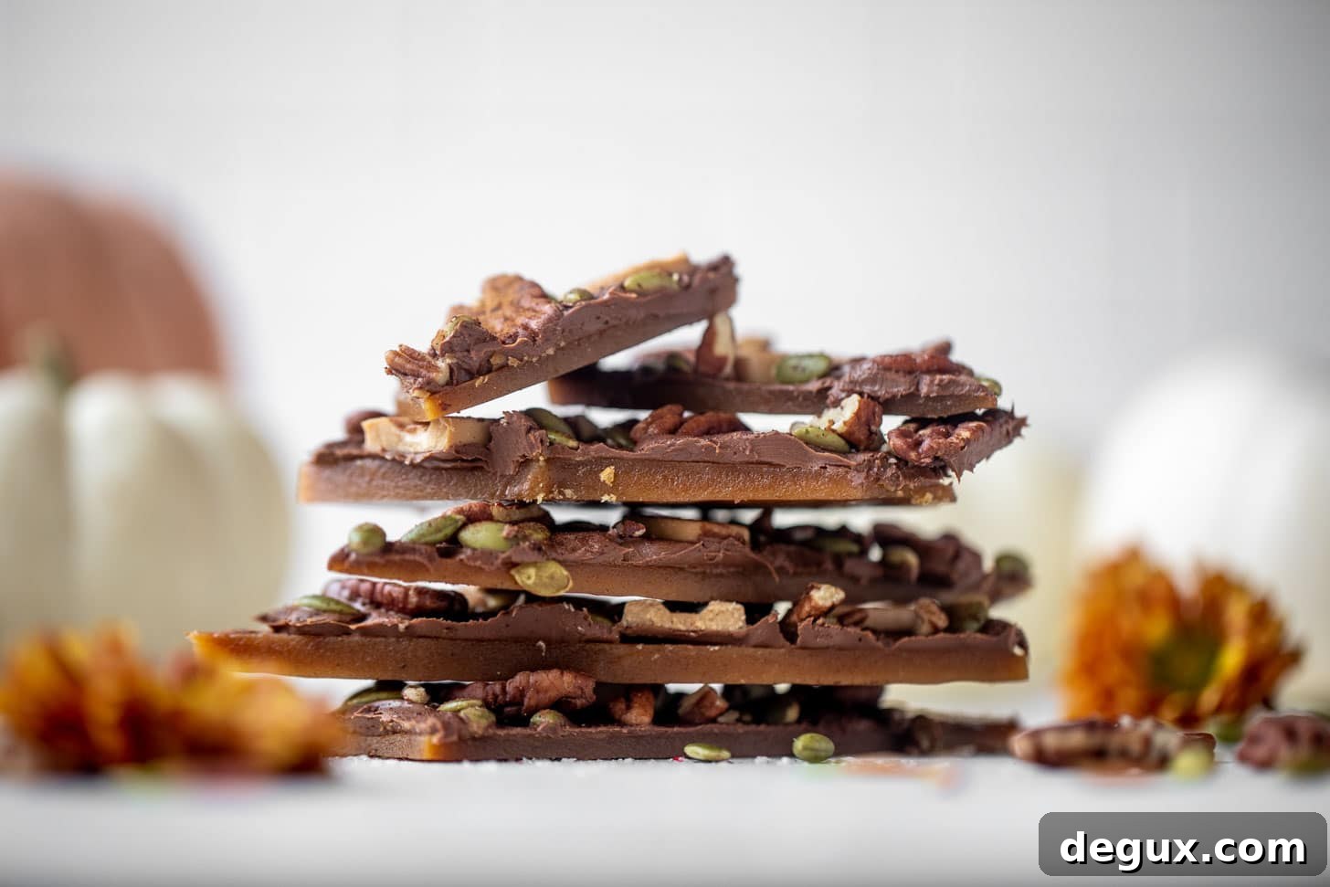 milk chocolate pumpkin buttercrunch