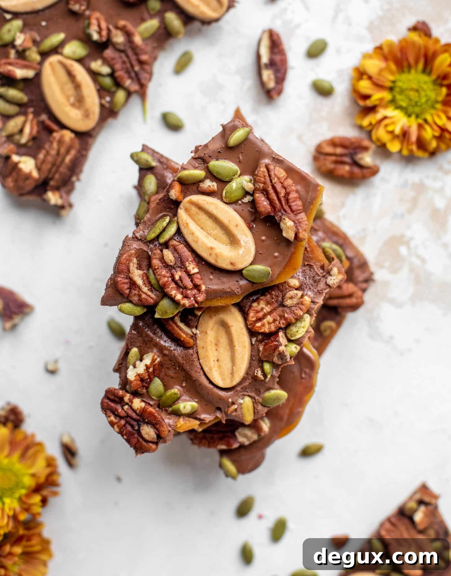 milk chocolate pumpkin buttercrunch