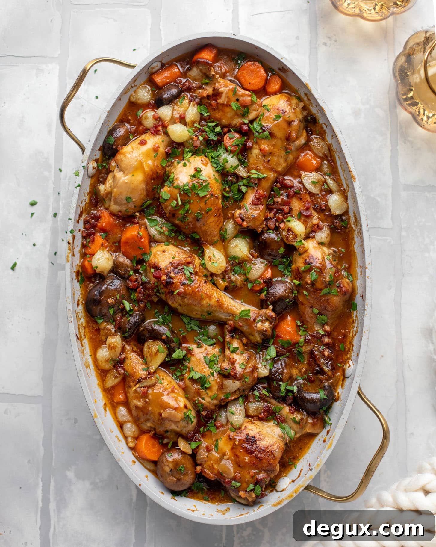 rosé coq au vin recipe