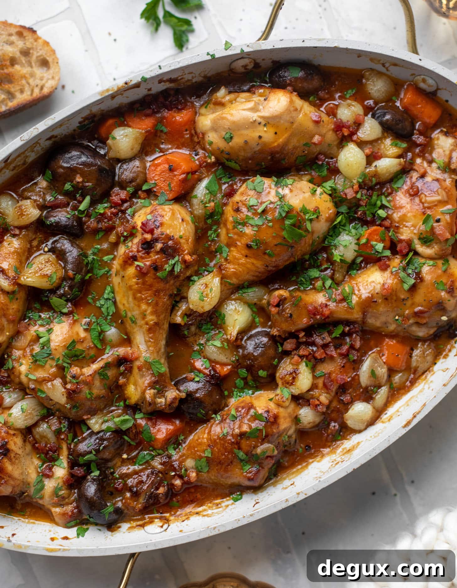 rosé coq au vin recipe