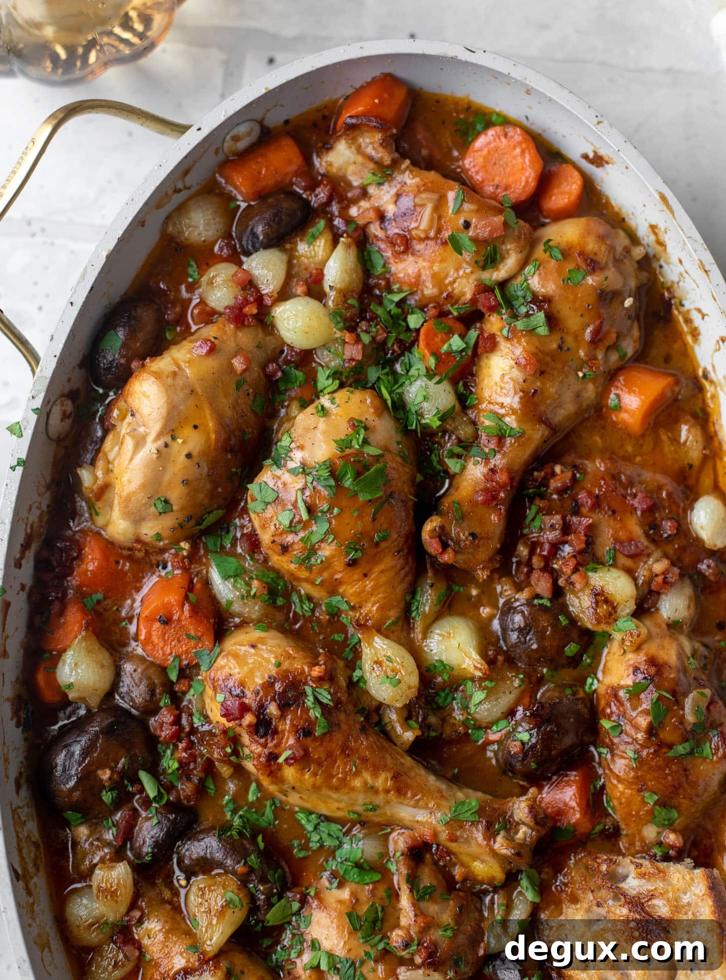 rosé coq au vin recipe