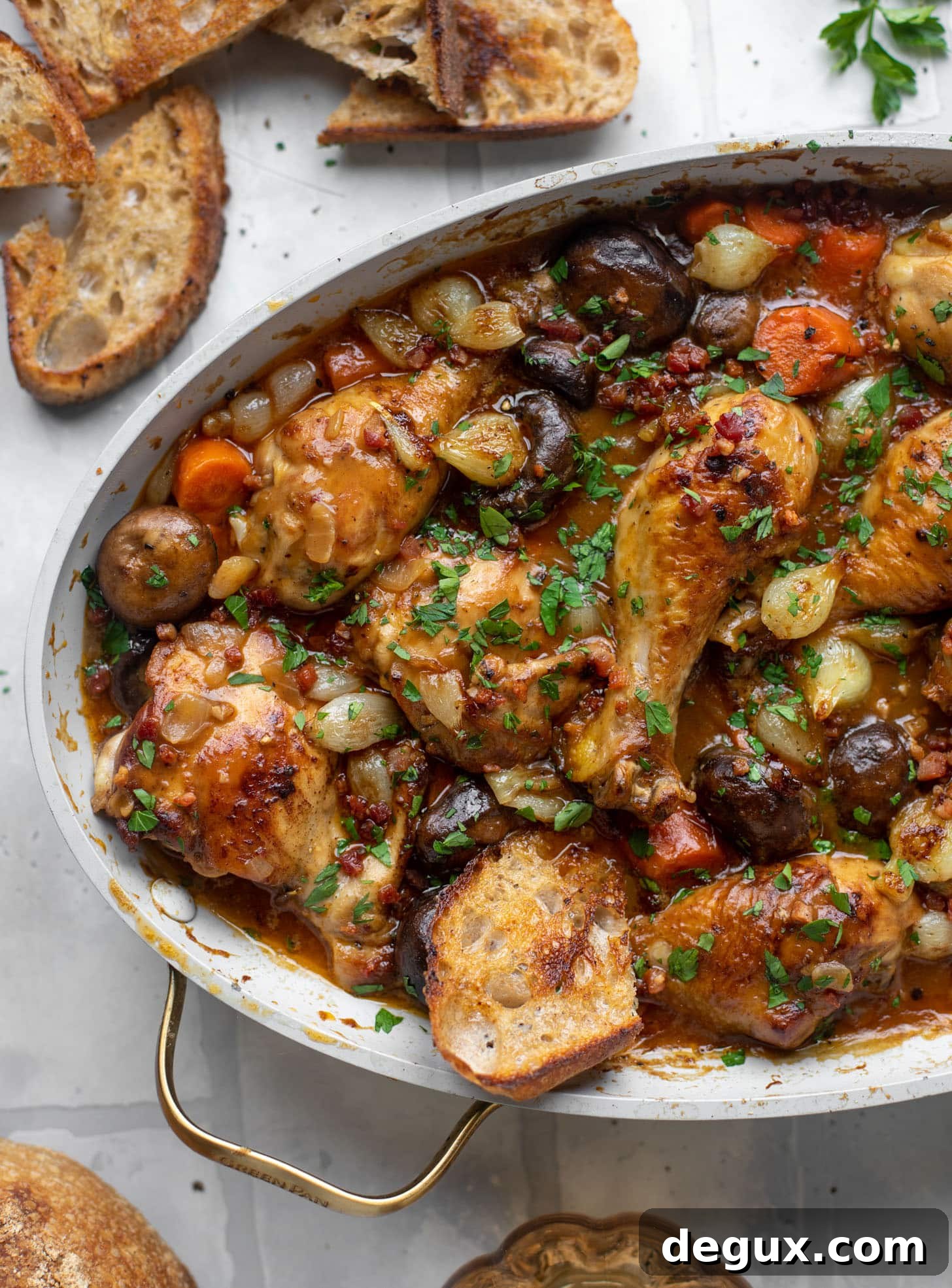 rosé coq au vin recipe