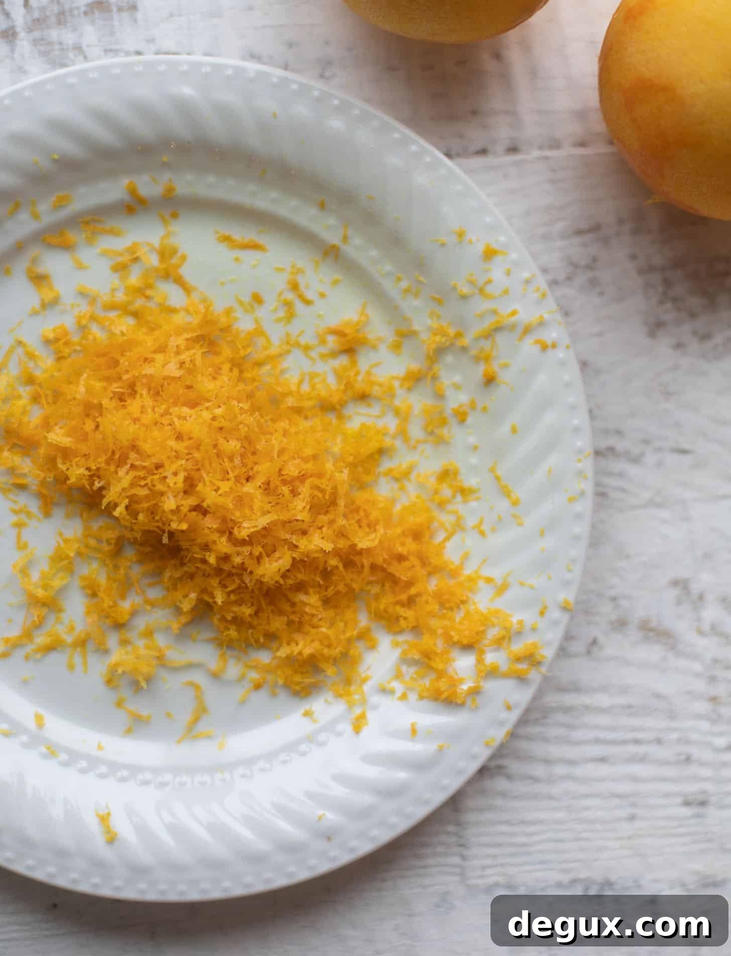 freshly grated orange zest