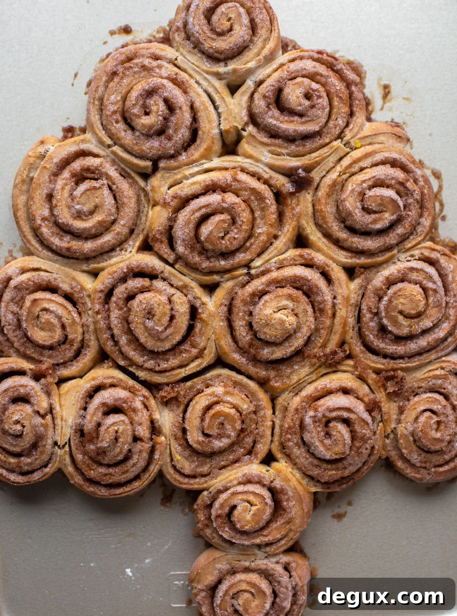 baked one hour cinnamon orange rolls