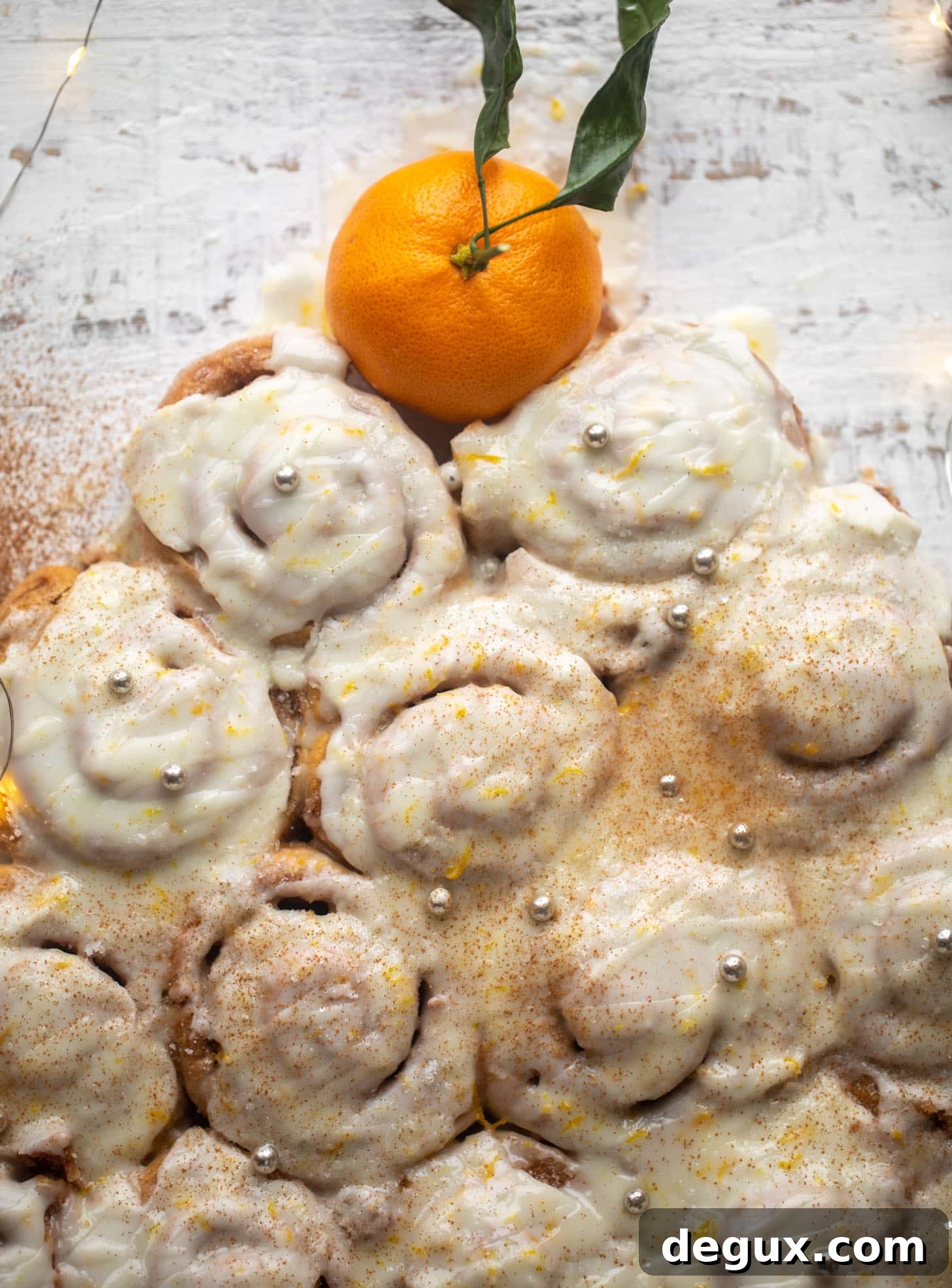 one hour cinnamon orange rolls
