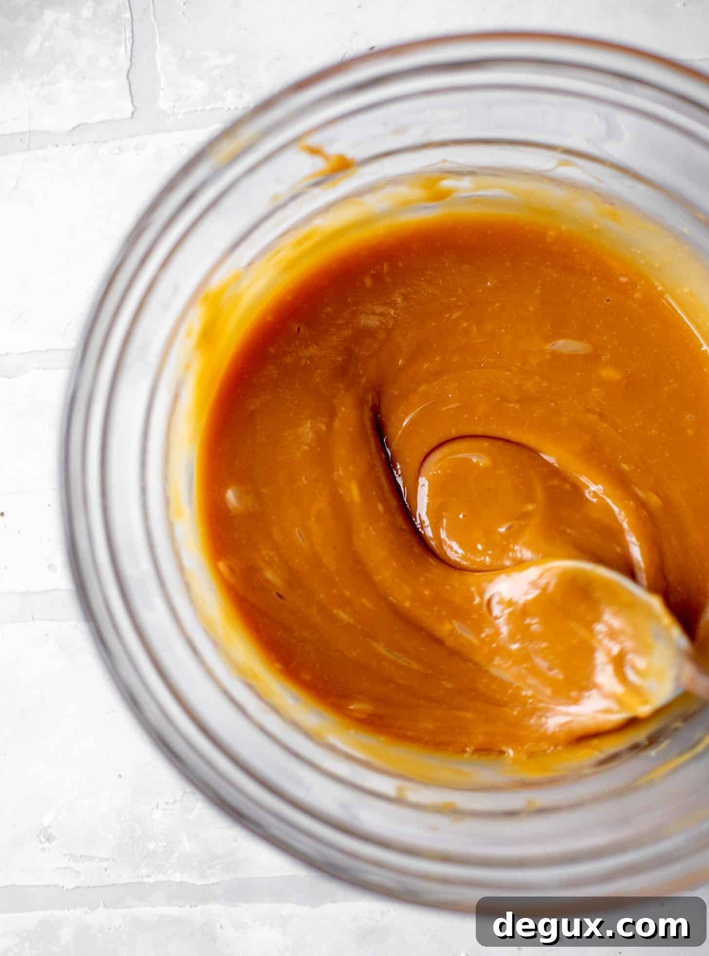 caramel in a bowl
