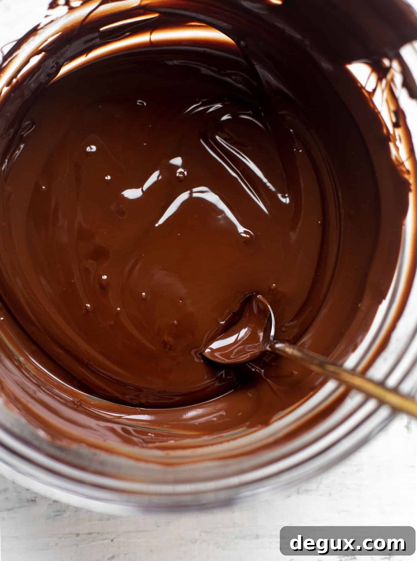 melted chocolate