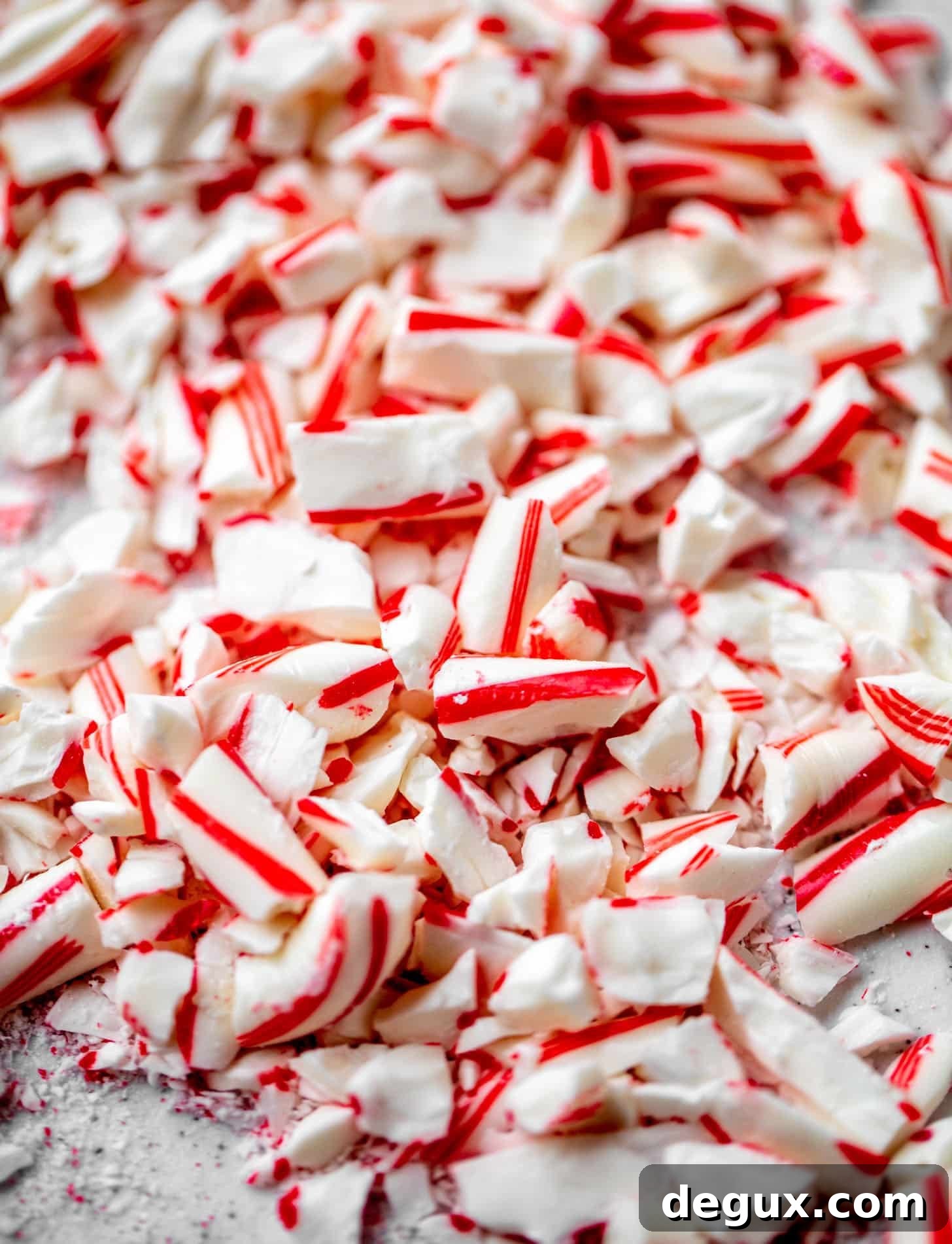 crushed candy canes