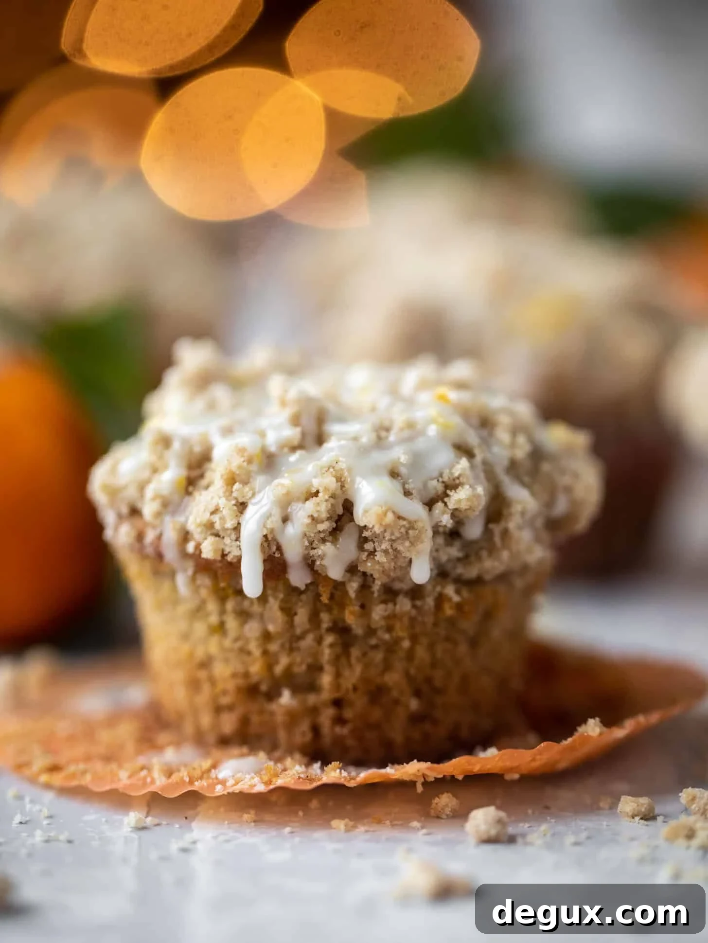 Orange Cinnamon Coffee Cake Muffins — Zesty Streusel Muffins 8 orange cinnamon coffee cake muffins