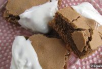 Decadent Brownies Dipped in White Chocolate