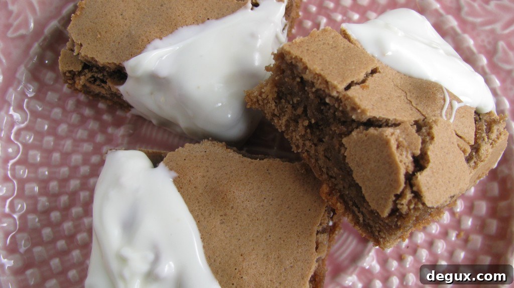 White chocolate dipped brownies White chocolate dipped brownies