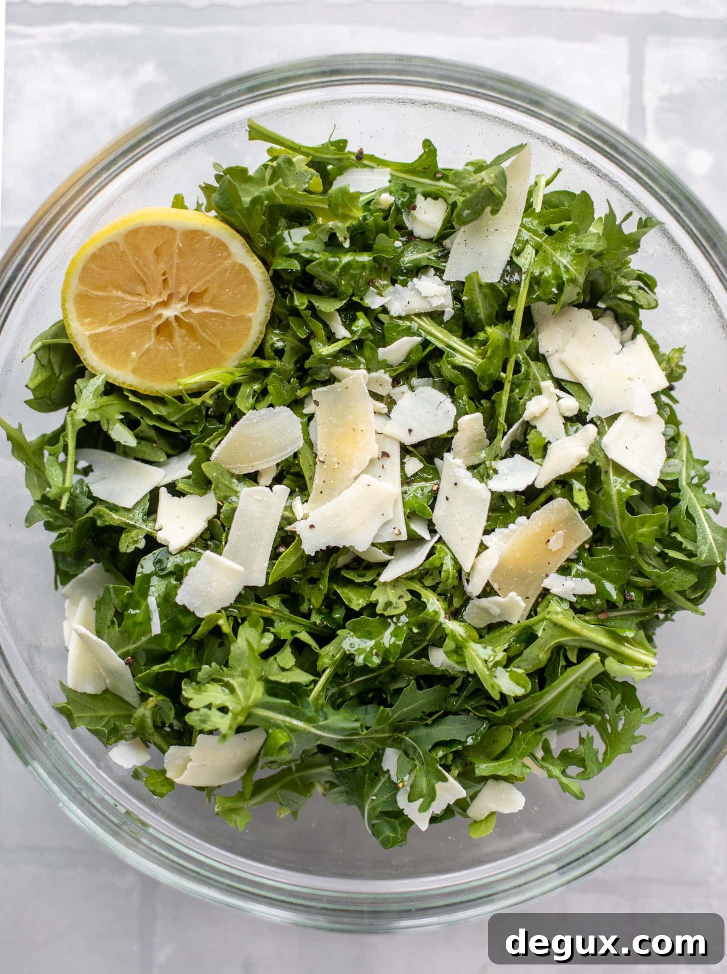 Crispy Pork Milanese with Lemon-Parmesan Arugula Salad 4 lemon arugula with parmesan