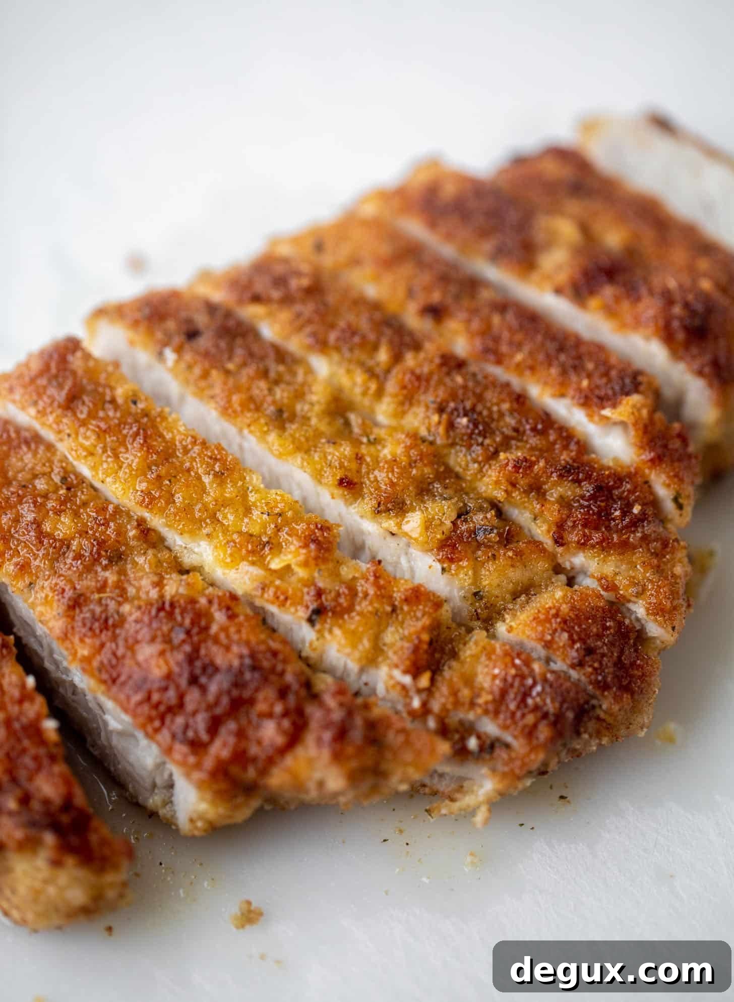 Crispy Pork Milanese with Lemon-Parmesan Arugula Salad 6 crispy pork milanese