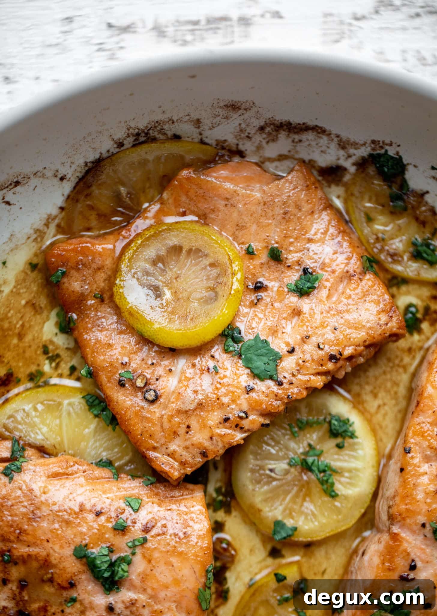 Lemon Brown Butter Salmon Recipe: Crisped Skin & Tangy Sauce 6 lemon brown butter salmon