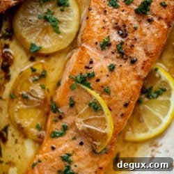 Lemon Brown Butter Salmon Recipe: Crisped Skin & Tangy Sauce 9 img 70674 8