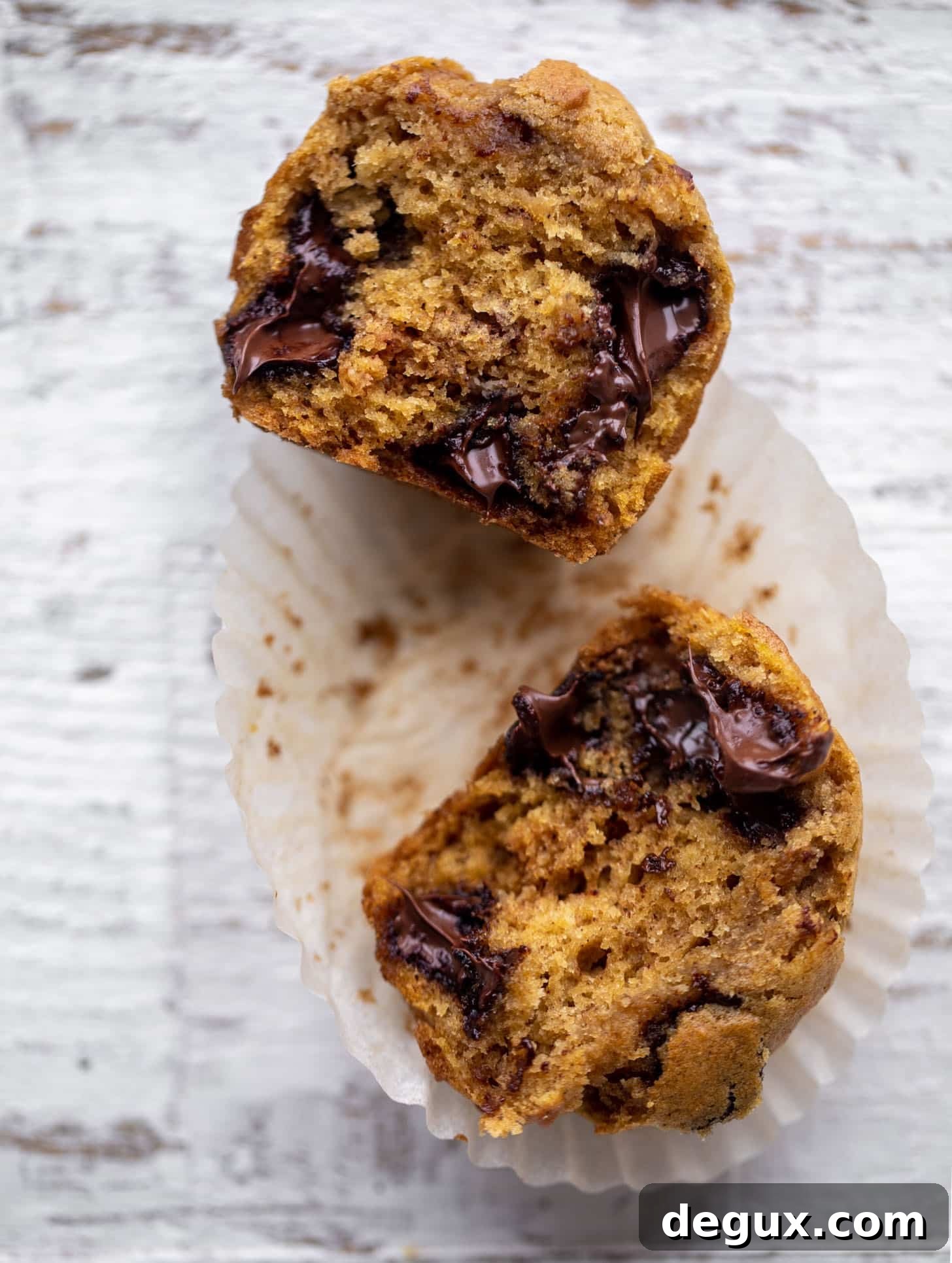 Moist Pumpkin Chocolate Chip Muffins Recipe for Fall Baking 8 pumpkin chocolate chip muffins