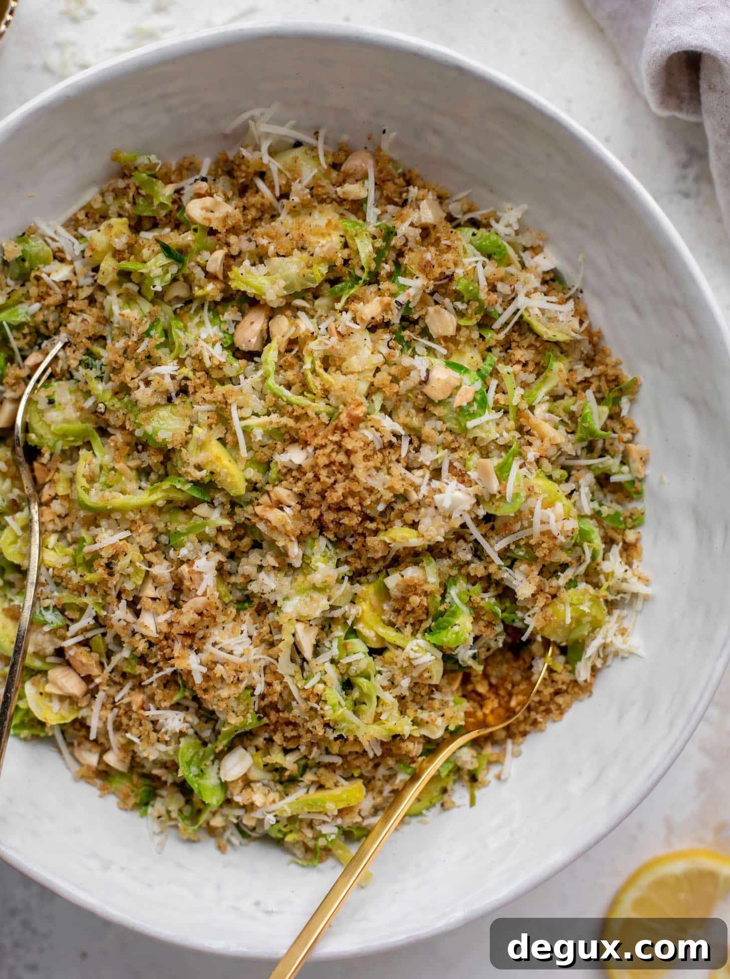 brussels crunch salad