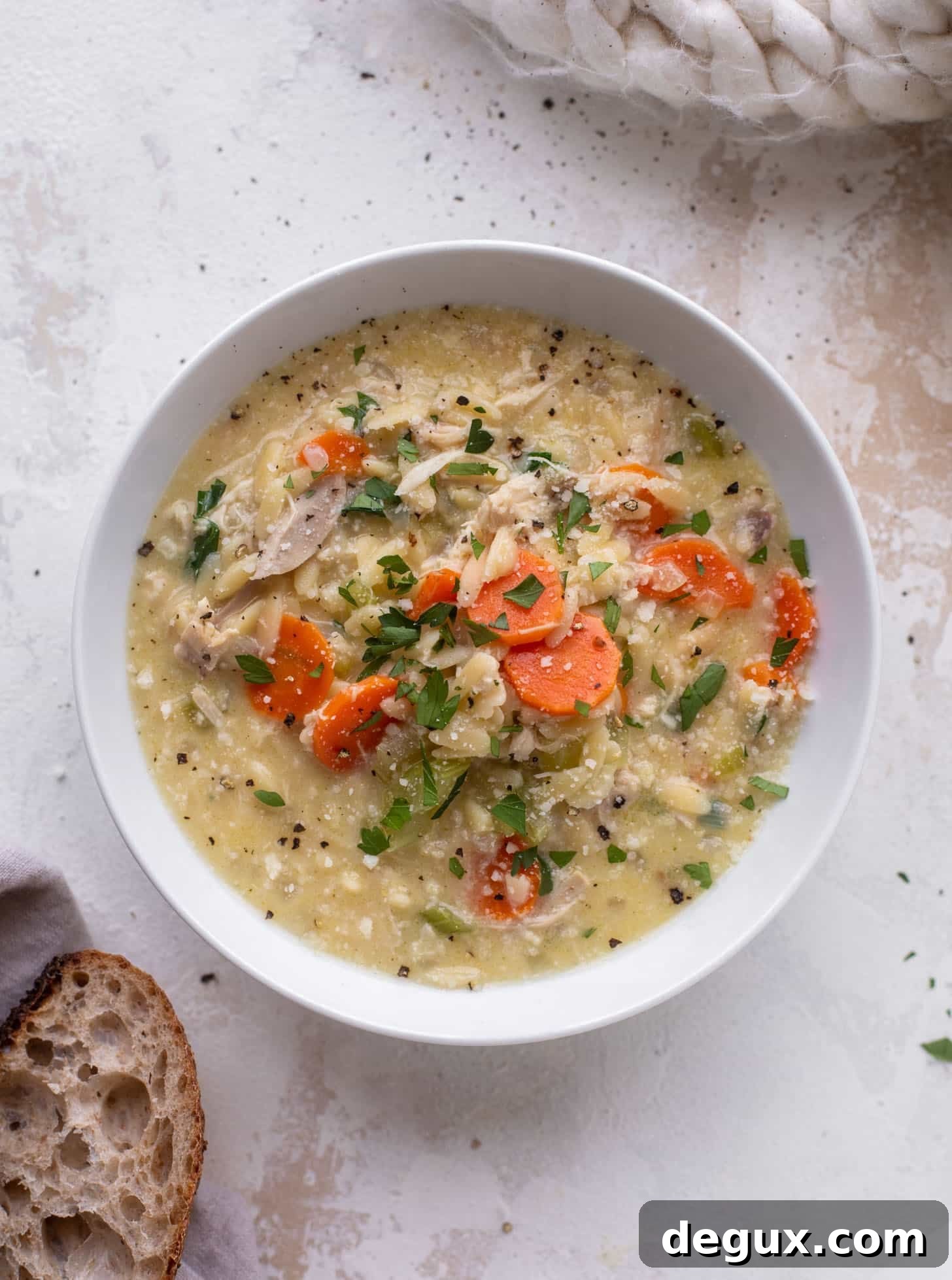 Creamy Chicken and Orzo Soup Recipe for Cozy Weeknight Meals 5 creamy chicken and orzo soup