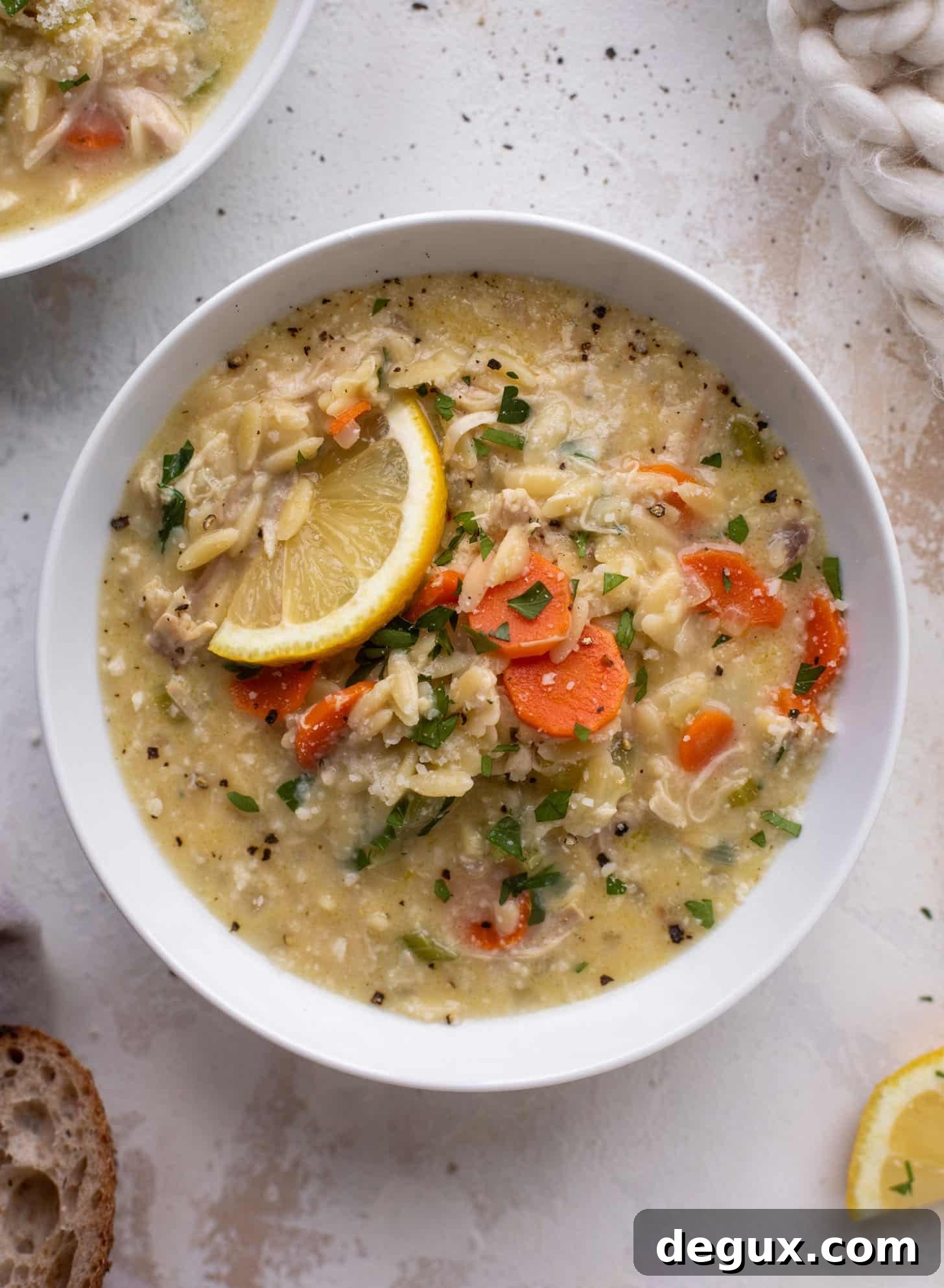 Creamy Chicken and Orzo Soup Recipe for Cozy Weeknight Meals 6 creamy chicken and orzo soup