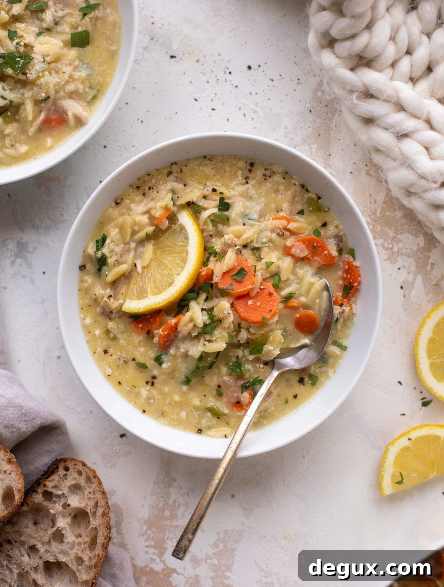 Creamy Chicken and Orzo Soup Recipe for Cozy Weeknight Meals 8 creamy chicken and orzo soup