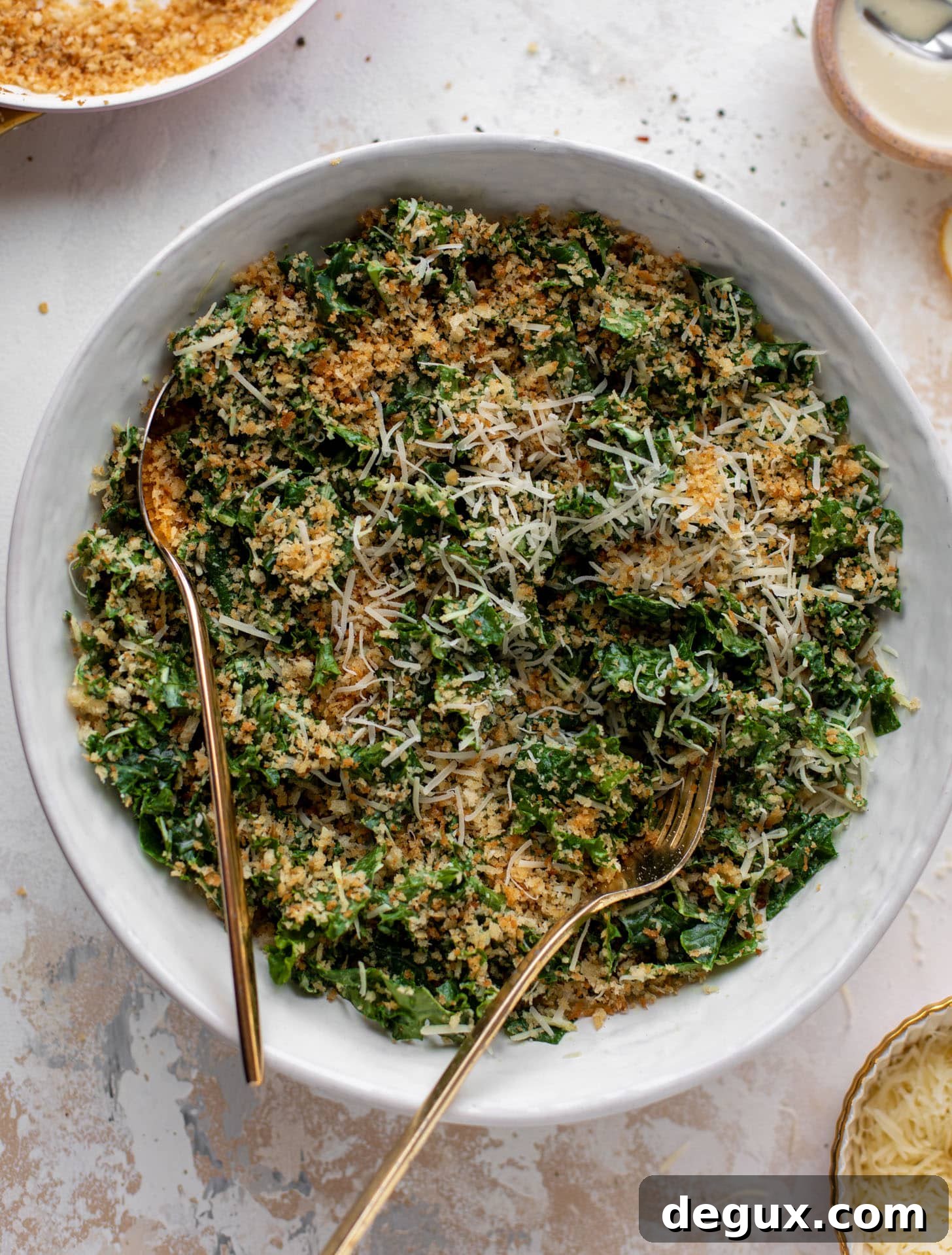 kale caesar crunch salad
