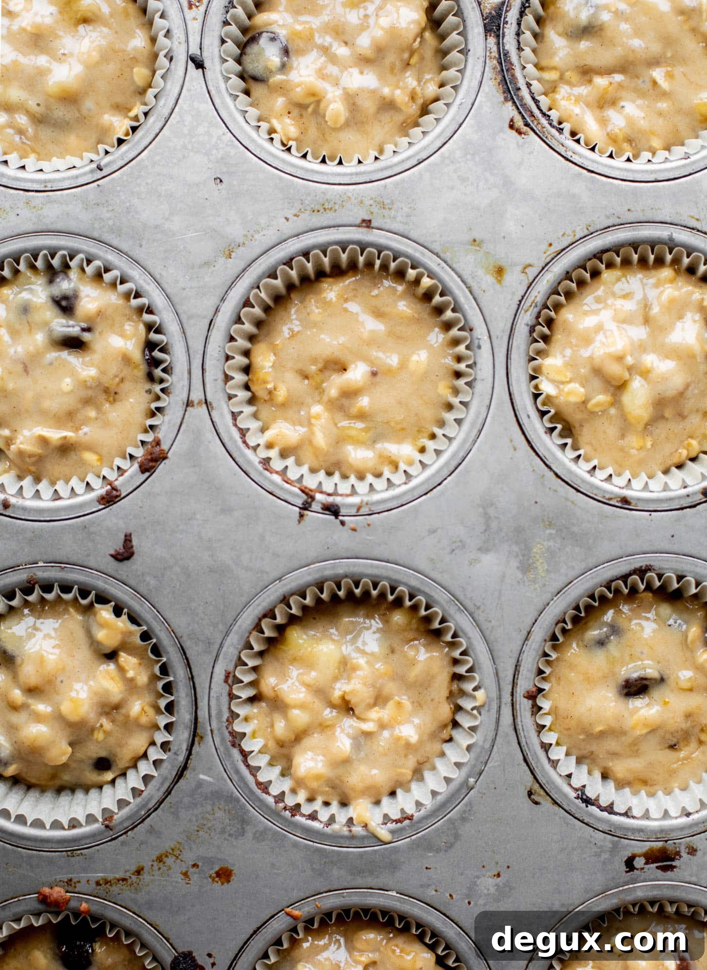 banana muffin batter
