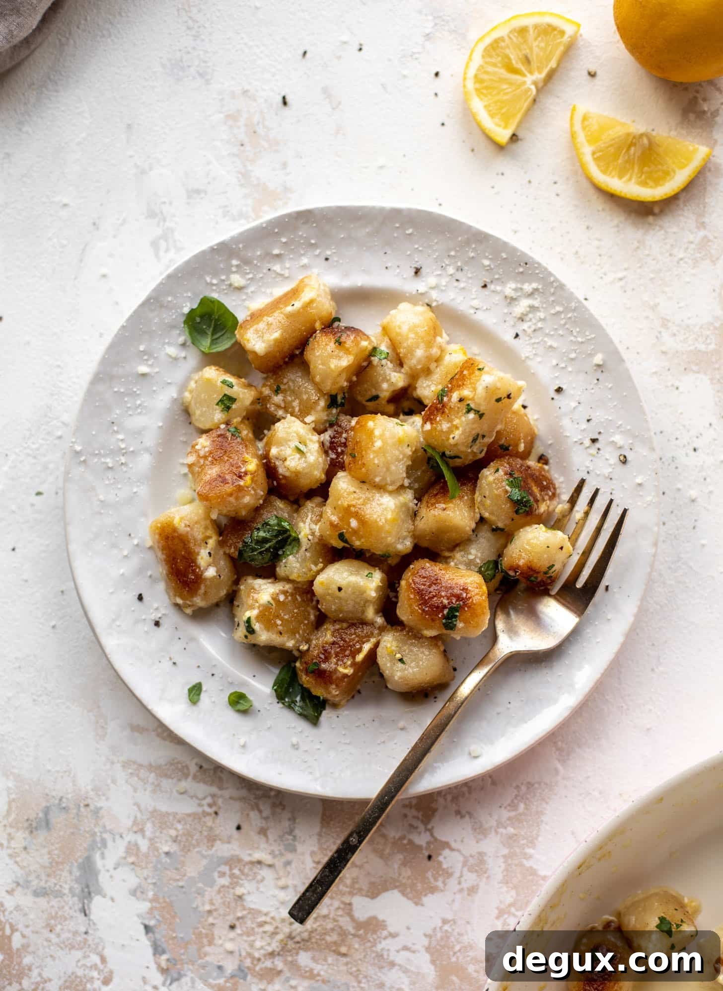 15-Min Lemon Parmesan Cauliflower Gnocchi Recipe 7 15 minute lemon parmesan cauliflower gnocchi