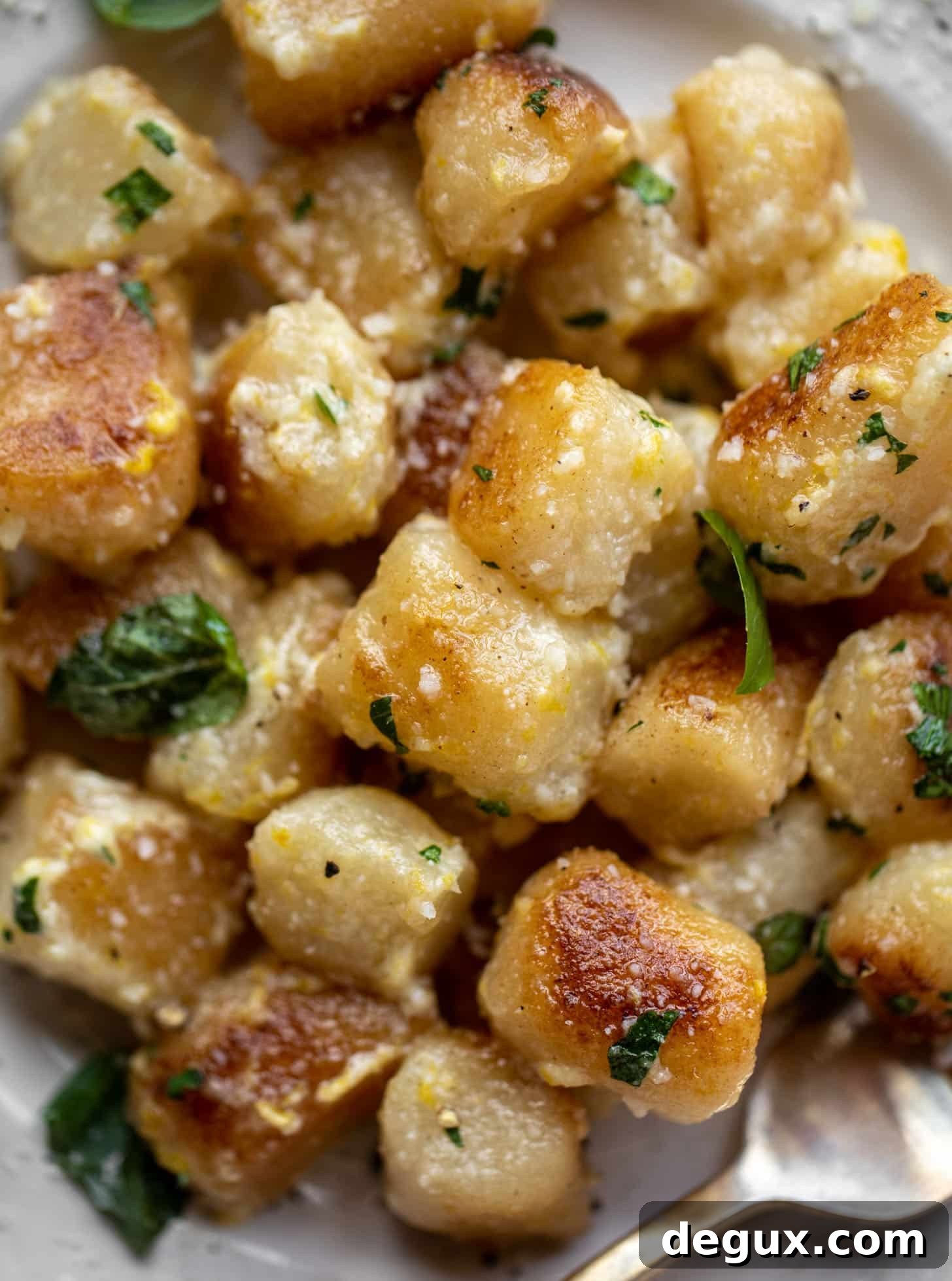 15-Min Lemon Parmesan Cauliflower Gnocchi Recipe 8 15 minute lemon parmesan cauliflower gnocchi