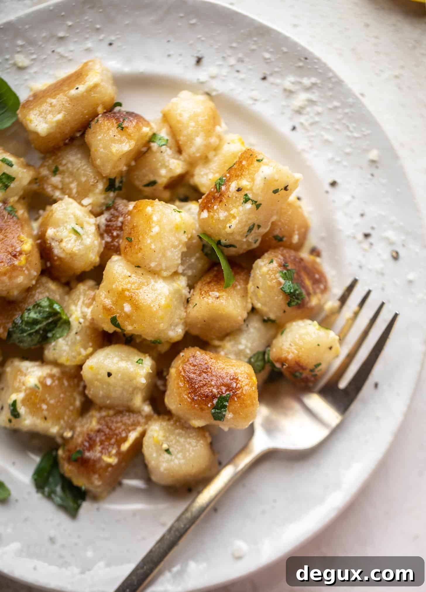 15-Min Lemon Parmesan Cauliflower Gnocchi Recipe 9 15 minute lemon parmesan cauliflower gnocchi