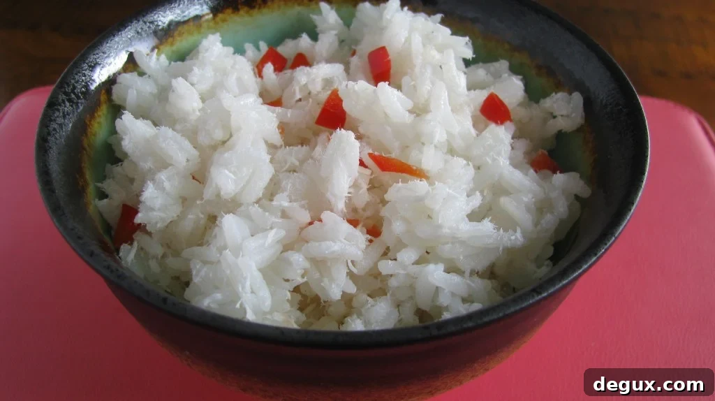 Served island rice Served island rice