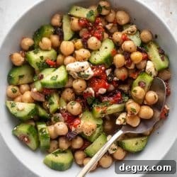 Make-Ahead Mediterranean Marinated Chickpea Salad 10 img 71848 9