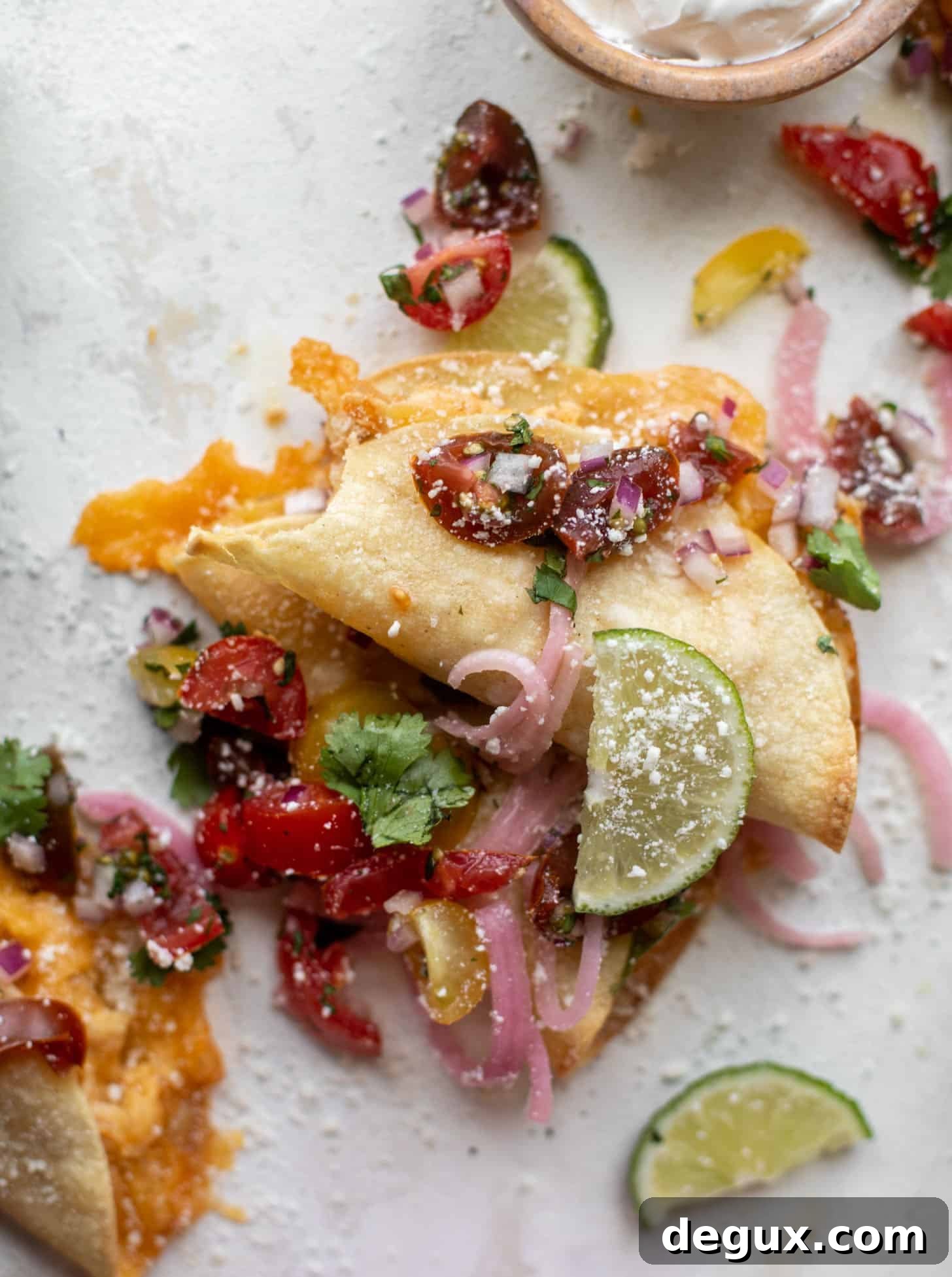 crispy baked salsa chicken tacos