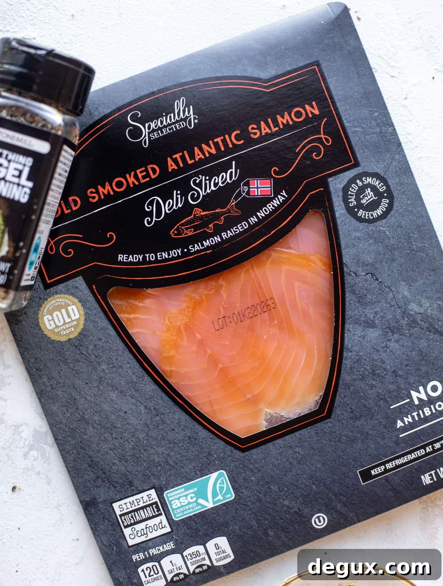 Smoked Salmon Deviled Eggs with Dill and Capers 4 ALDI smoked salmon