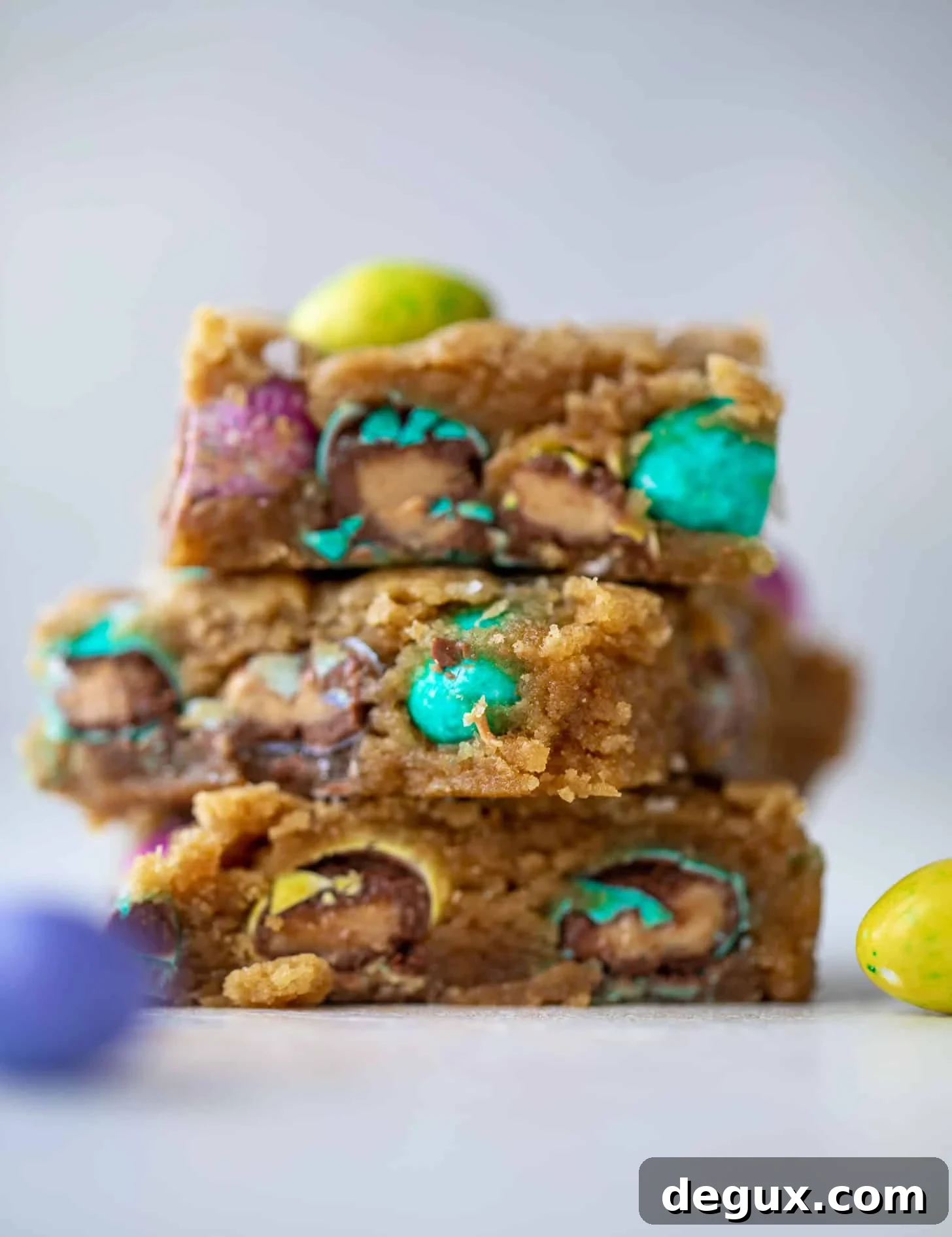 salted brown butter peanut butter m&m cookie bars